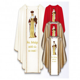Chasuble with the image of St. Jadwiga