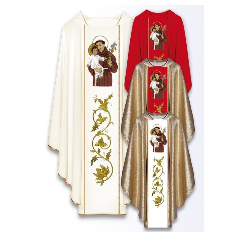 Chasuble with the image of St. Anthony - Best Catholic Shop