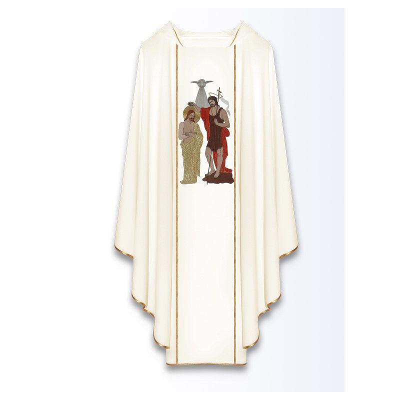 Chasuble - Baptism of the Lord Jesus in Jordan - Best Catholic Shop