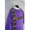 Gothic purple dalmatic - jacquard fabric (44) - Image 2