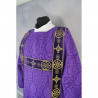 Gothic purple dalmatic - jacquard fabric (44) - Image 3