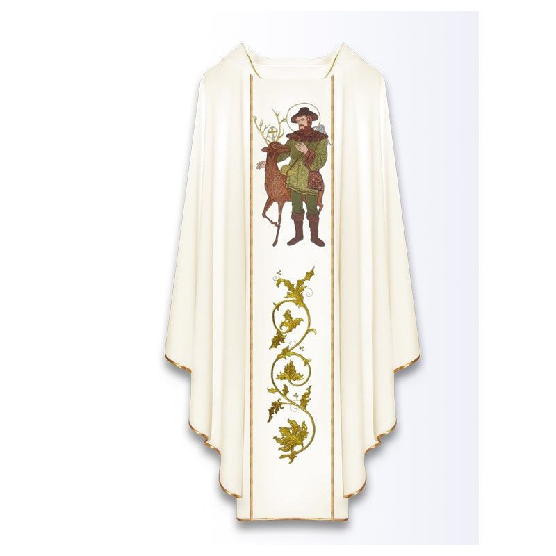 Chasuble with the image of St. Hubert - Best Catholic Shop