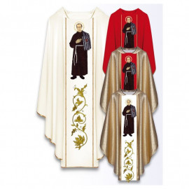 Chasuble with the image of St. Maximilian Maria Kolbe