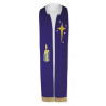 Embroidered purple stole - Advent (Advent stole) - Image 1