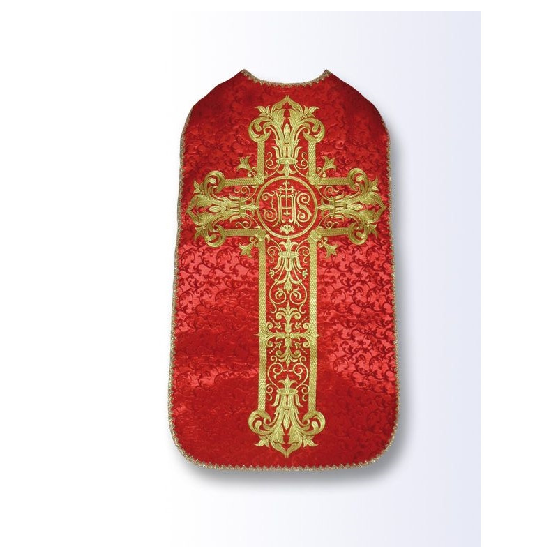 Roman chasuble red velvet (48) - Best Catholic Shop