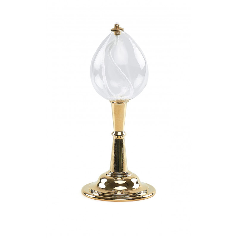 Olive lamp on high leg with base (6) - Best Catholic Shop