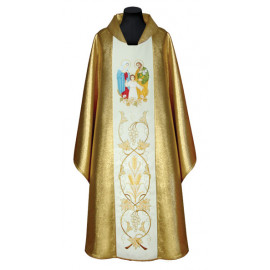 Embroidered chasuble Holy Family