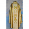 Chasuble with the image of John Paul II - golden material - Image 2
