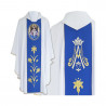 Marian chasuble Our Lady with child on throne - Image 2