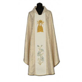 Embroidered chasuble Our Lady of Licheń