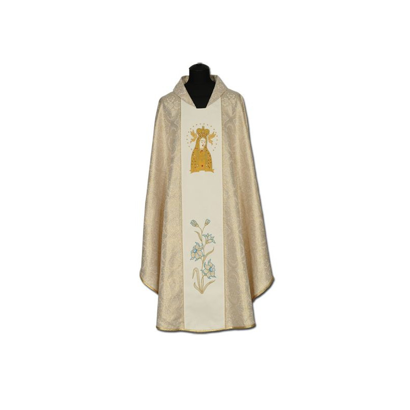 Embroidered chasuble Our Lady of Licheń - Best Catholic Shop