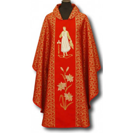 Embroidered chasuble Saint Karolina Kozkowna