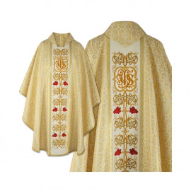 Gothic chasuble brocade embroidered belt (50)