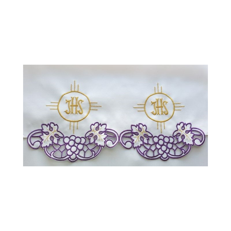 Embroidered altar cloth - IHS (72) - Best Catholic Shop