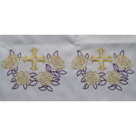Embroidered altar cloth - Eucharistic design (210)
