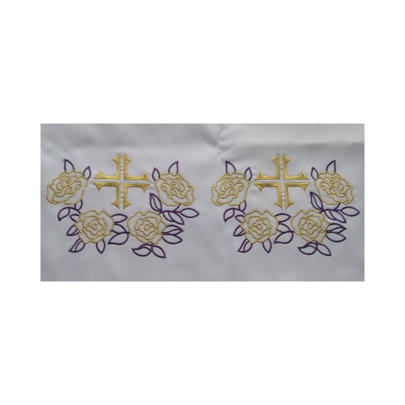 Embroidered altar cloth - Eucharistic design (210) - Best Catholic Shop