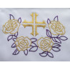 Embroidered altar cloth - Eucharistic design (210) - Image 2