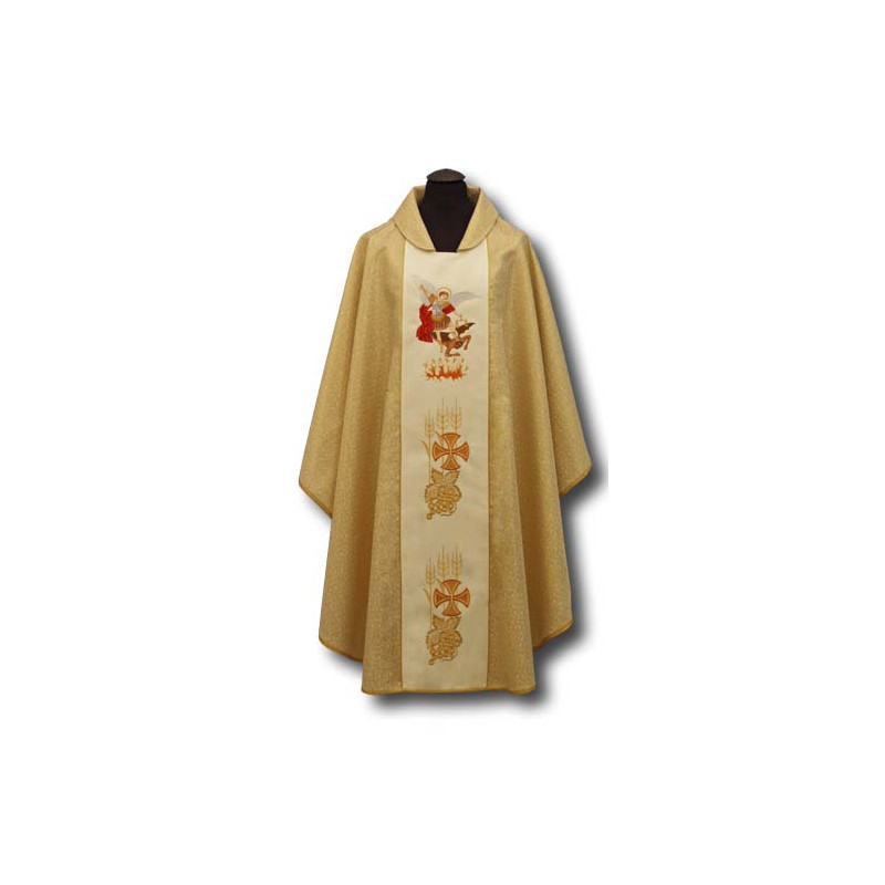 Embroidered chasuble - St. Michael Archangel (2) - Best Catholic Shop