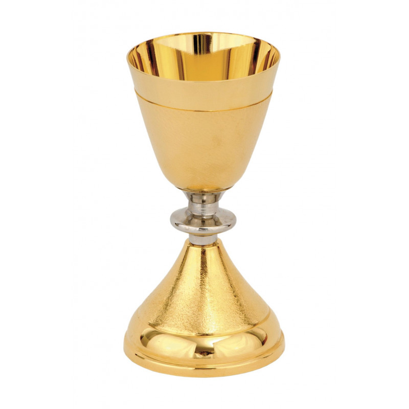 Chalice with decorative fluting 17.5 cm (6.89 in) - Best Catholic Shop