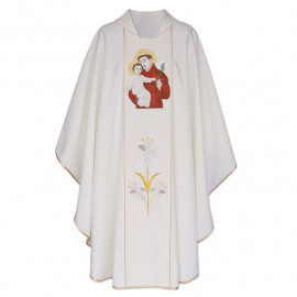 Embroidered chasuble - Saint Anthony of Padua