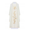 Embroidered wedding chasuble - ecru - Image 1