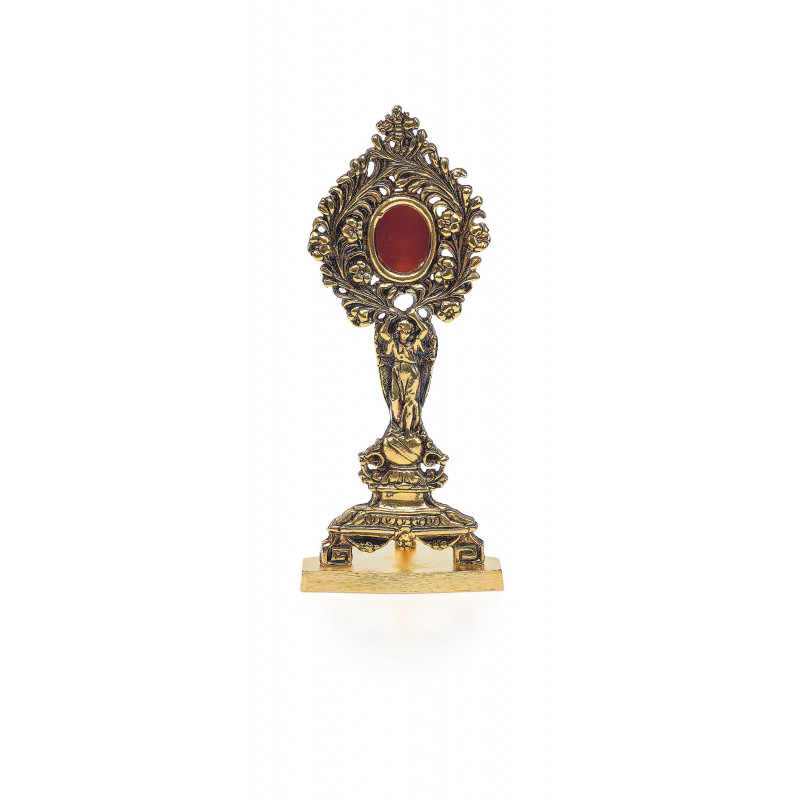 Bronze reliquary, gold-plated 26 cm (10.2 inches) - Best Catholic Shop