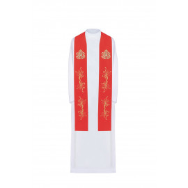 Embroidered stole - liturgical colors (413)