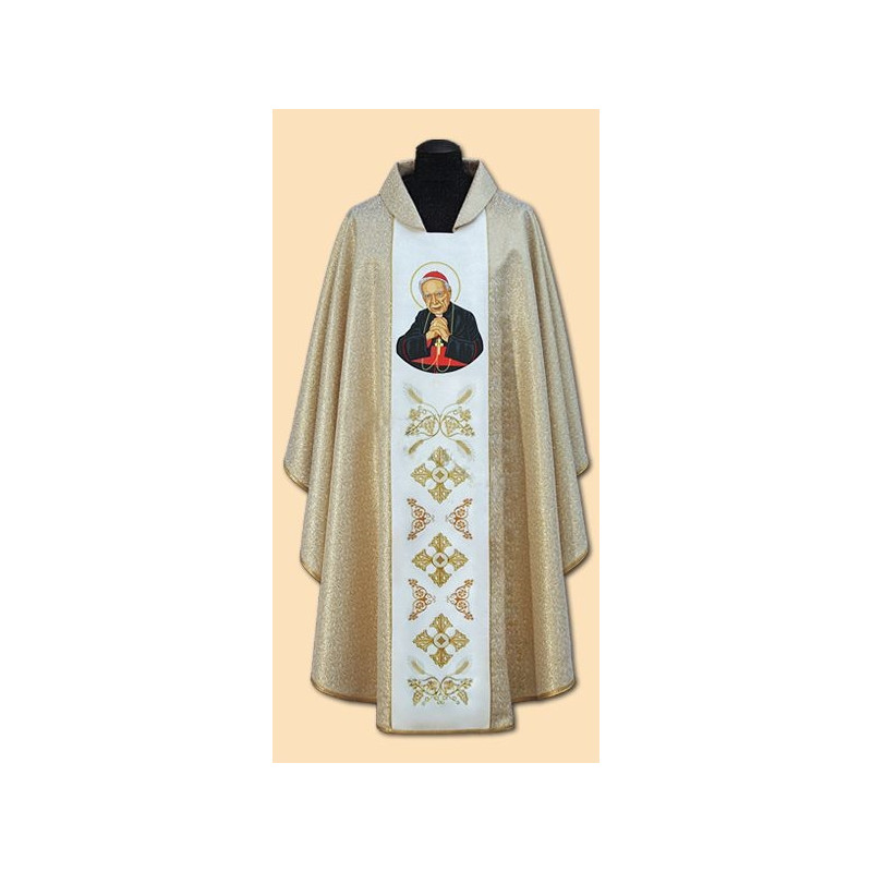 Chasuble with image of Cardinal Stefan Wyszynski - Best Catholic Shop