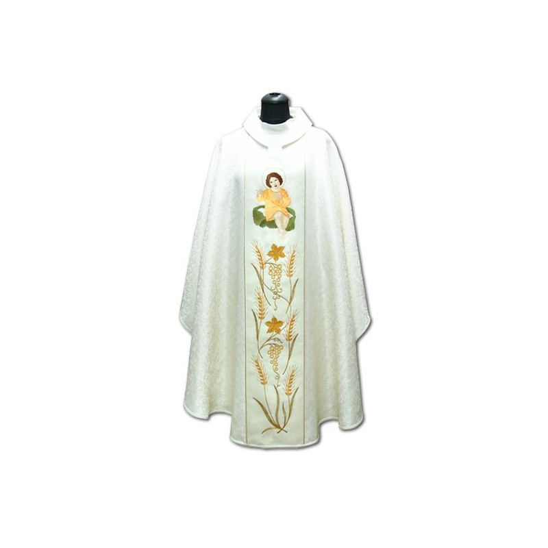 Chasuble with the image of the Child Jesus - damask - Best Catholic Shop