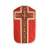 Roman chasuble - damask fabric IHS (30) - Image 2