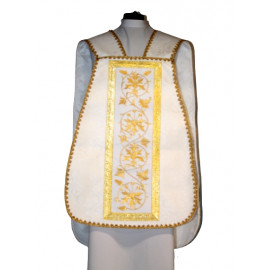 Roman chasuble cream - IHS (54)