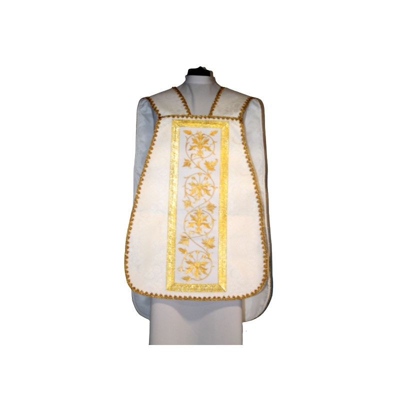 Roman chasuble cream - IHS (54) - Best Catholic Shop