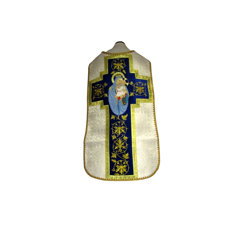 Roman chasuble - Our Lady of the Scapular (64) - Best Catholic Shop