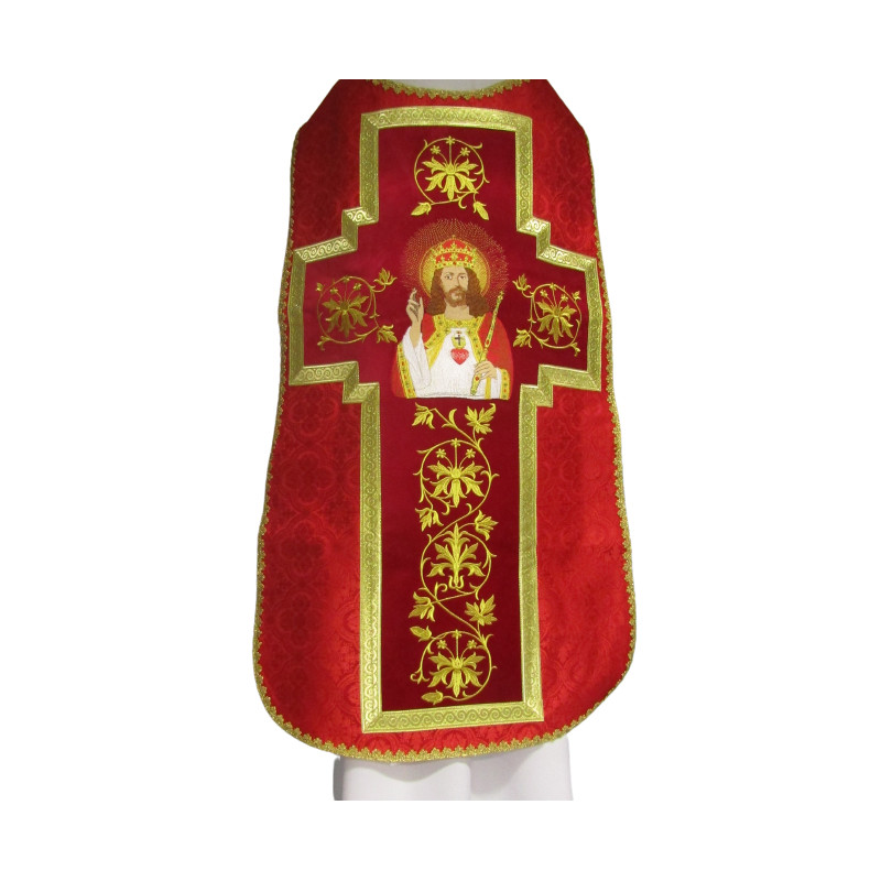 Roman chasuble - "Christ the King" (69) - Best Catholic Shop