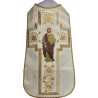 Embroidered Roman chasuble with the image of St. Joseph (7) - Image 1