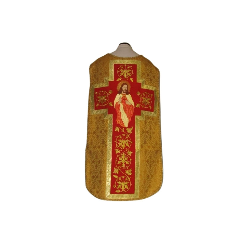 Roman chasuble red Heart of Jesus (61) - Best Catholic Shop