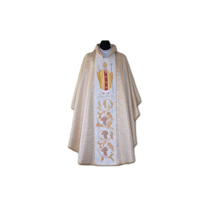 Chasuble John Paul II - the whole figure of the saint - Best Catholic Shop