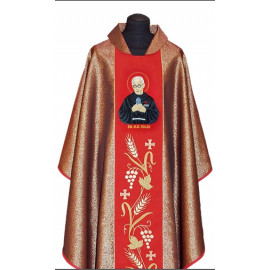 Chasuble with the image of St. Maximilian Maria Kolbe (2)