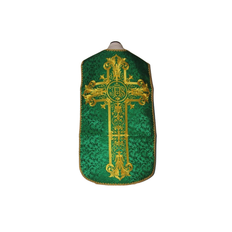 Roman chasuble green velvet (47) - Best Catholic Shop