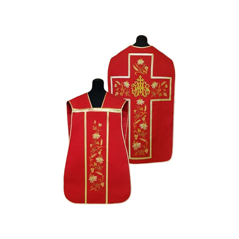 Roman chasuble IHS liturgical colors (45) - Best Catholic Shop