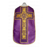Roman chasuble purple, IHS rosette (57) - Image 1