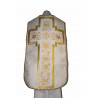 Roman chasuble ecru, IHS rosette (55) - Image 1