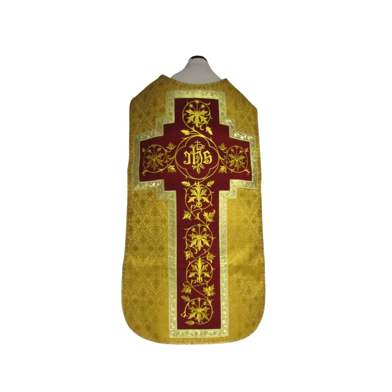 Roman chasuble honey, rosette (53) - Best Catholic Shop