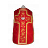 Roman chasuble red rosette (49) - Image 1