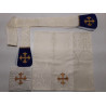 Roman chasuble embroidered Marian motif - Image 3