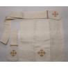 Roman chasuble embroidered with the image of MB of Lourdes - Image 3