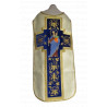 Roman chasuble embroidered Our Lady Help of the Faithful - Image 1