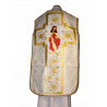 Roman chasuble ecru/white Heart of Jesus (60) - Image 1