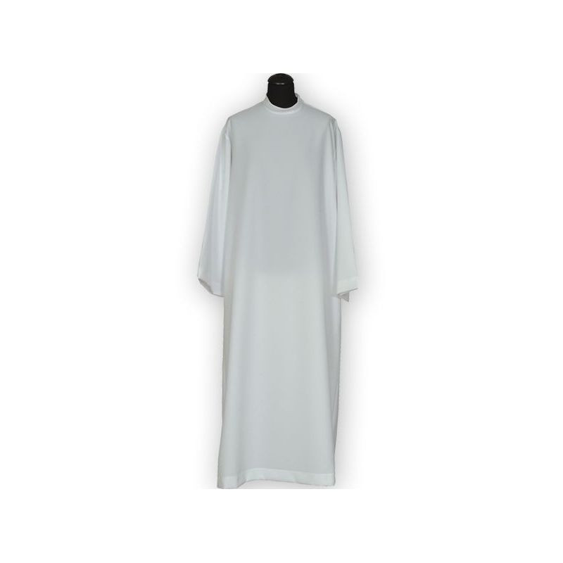 Clergy alb with zip from the side (2) - Best Catholic Shop
