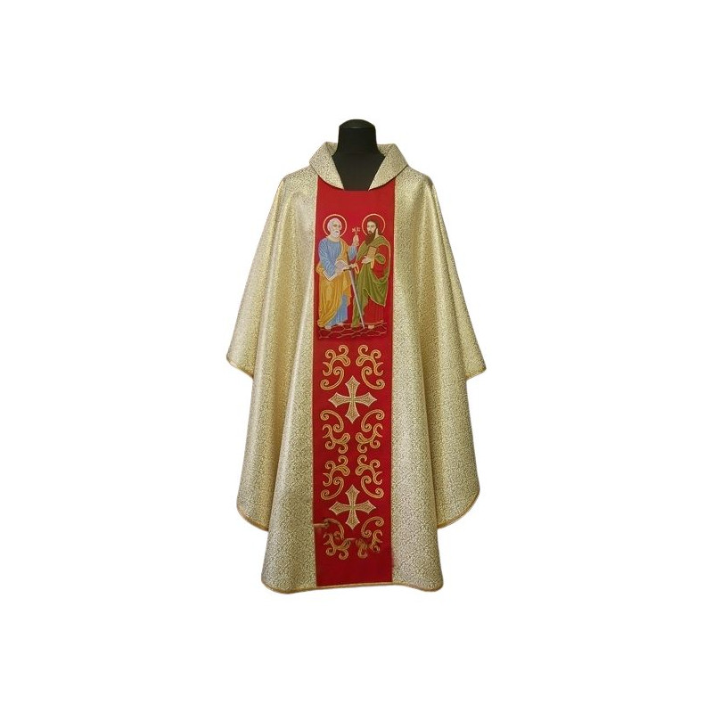 Embroidered chasuble - Saint Peter and Paul (2) - Best Catholic Shop